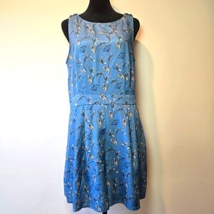 LOFT Sleeveless Floral 1 Piece Romper Jumper 6